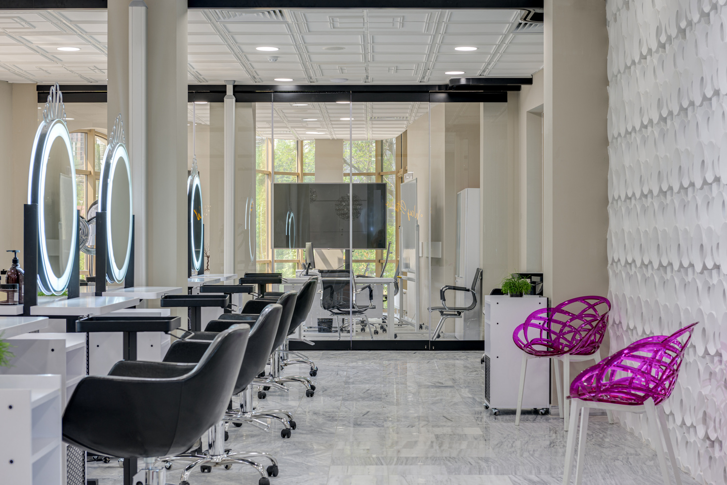 Photo of the Interior of a Salon